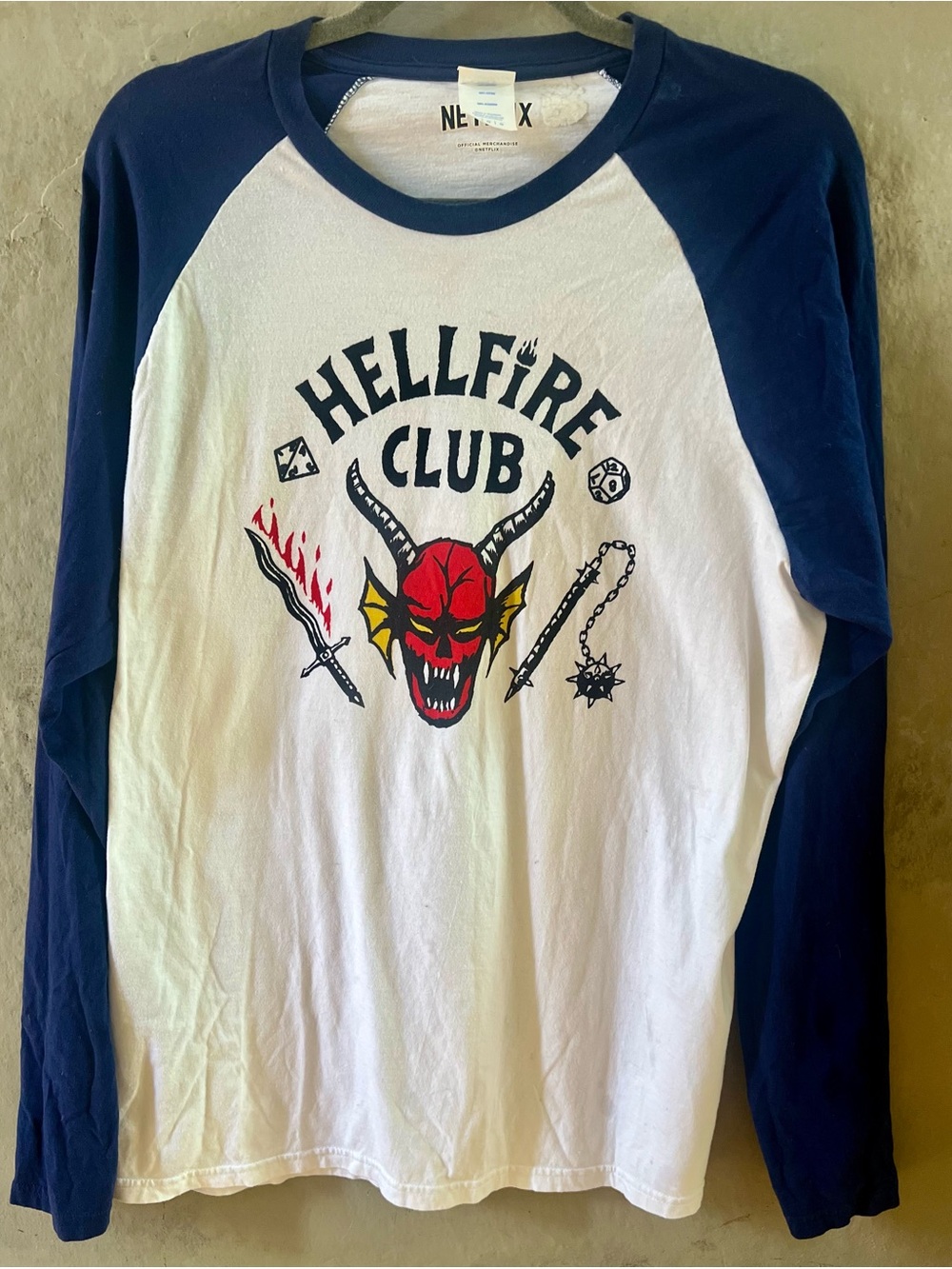 Netflix Stranger Things Hellfire Club (never worn)